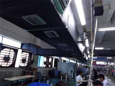 車(chē)間降溫工程